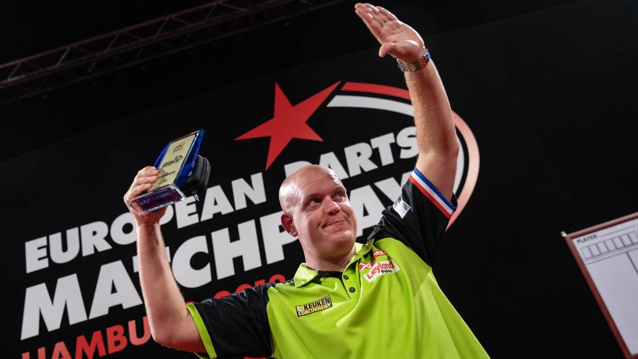 Michael van Gerwen was dominant tijdens de Euro Tour (Foto: PDC Europe)