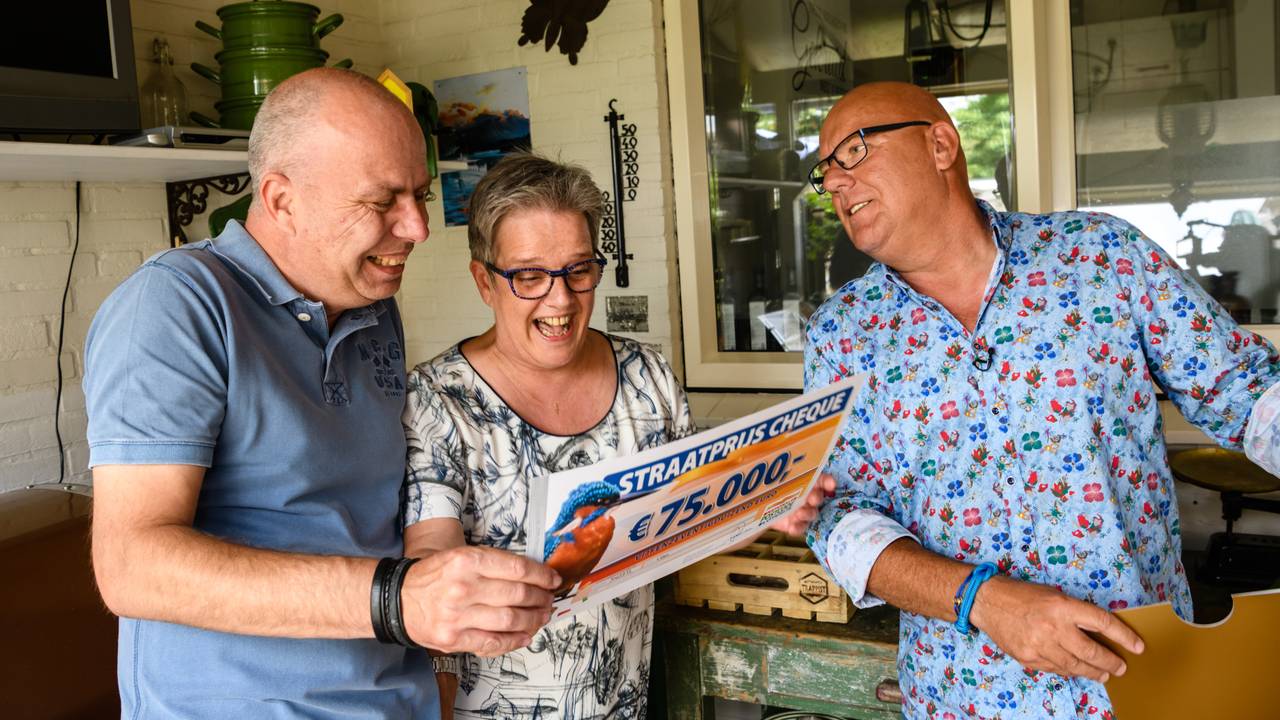 Foto: Mieke (47) won samen met haar partner 75.000 euro.