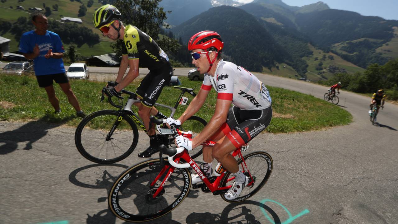Koen de Kort was blij dat het een rustige etappe was in de Tour de France (foto: VI Images).