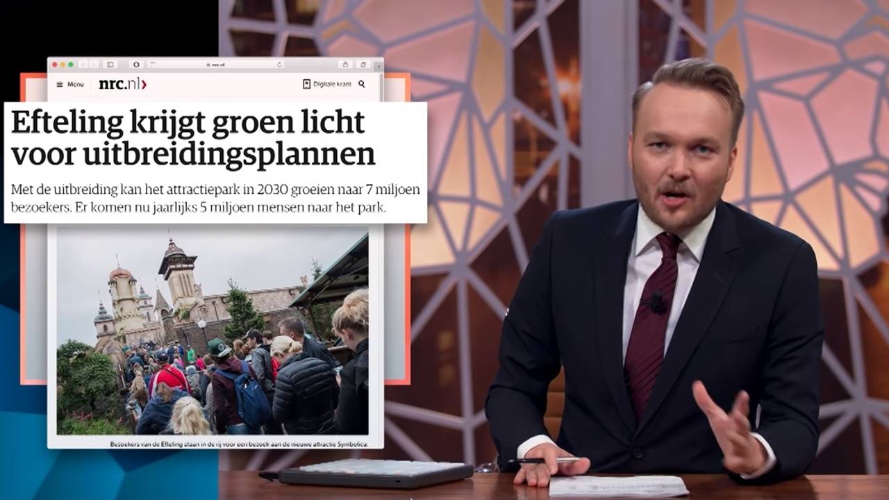 80% van de huidige bewoners van de Efteling is volgens het satirische programma Zondag met Lubach tegen uitbreiding.