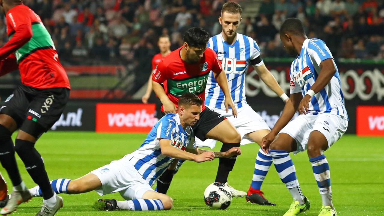 FC Eindhoven eerder op bezoek bij NEC (foto: OrangePictures).