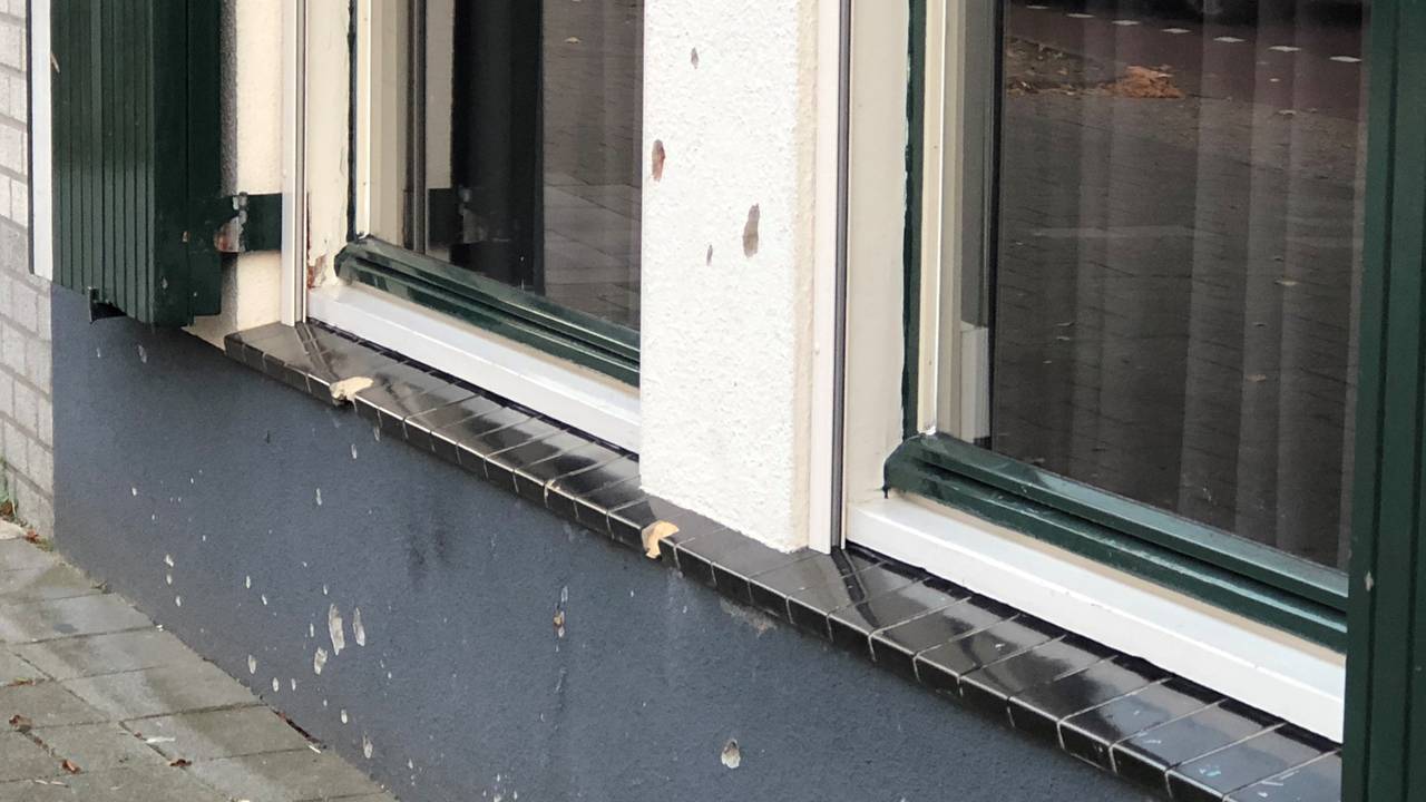 Café 't Berghje na de explosie