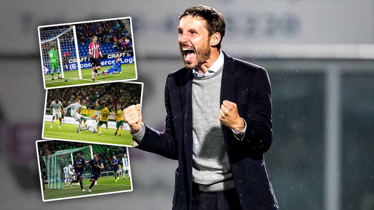 PSV, specialist in late doelpunten. (Foto's: VI Images)