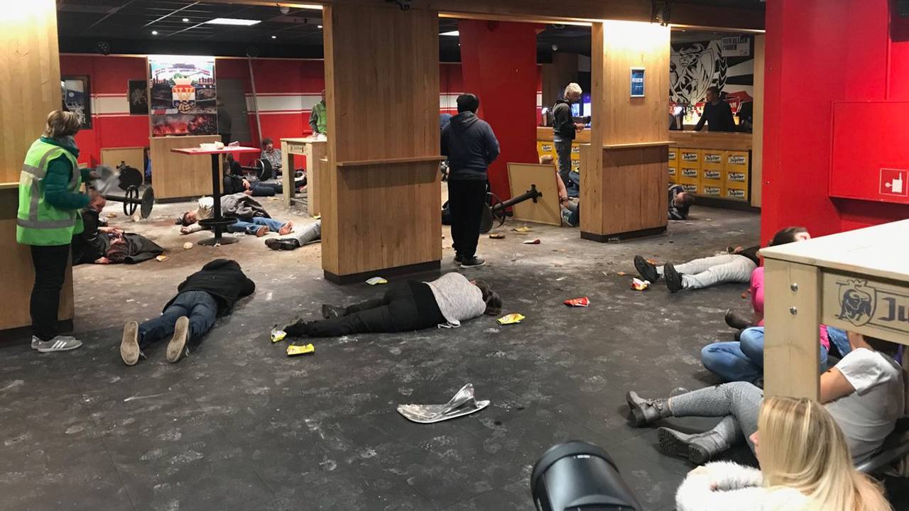 Het scenario wordt zo realistisch mogelijk nagebootst. (Foto: Raymond Merkx)