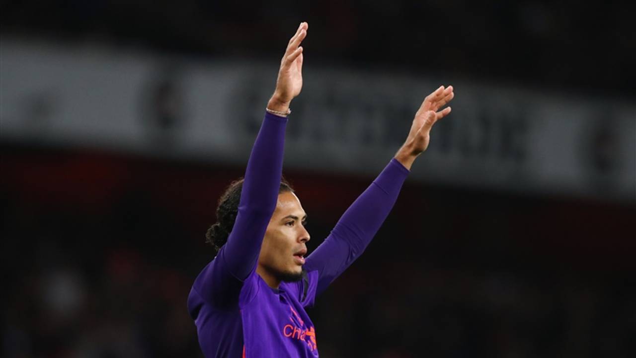 Virgil van Dijk kreeg drie goede kansen tegen Arsenal. (Foto: VI Images)