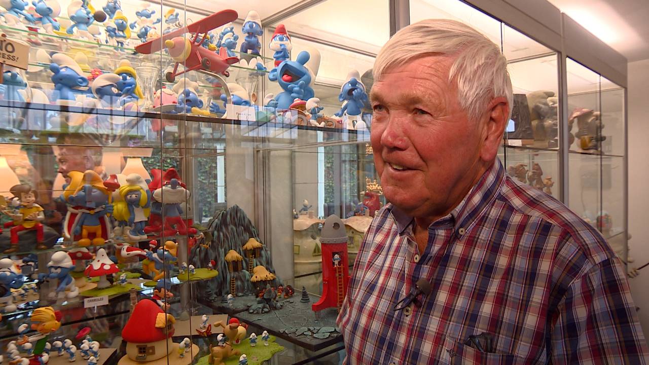 Marius Verbruggen is één van de grootste smurfenfans van Nederland.