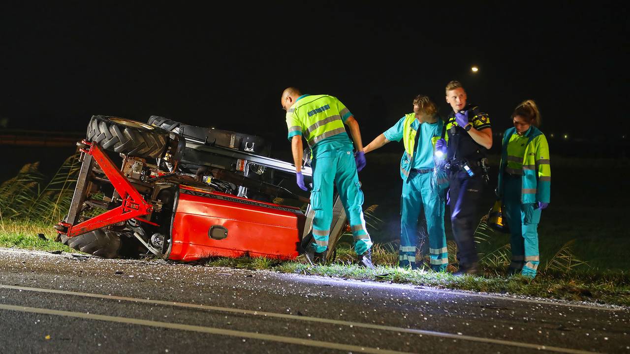 Bij het ongeluk viel een dode. (Foto: SQ Vision)