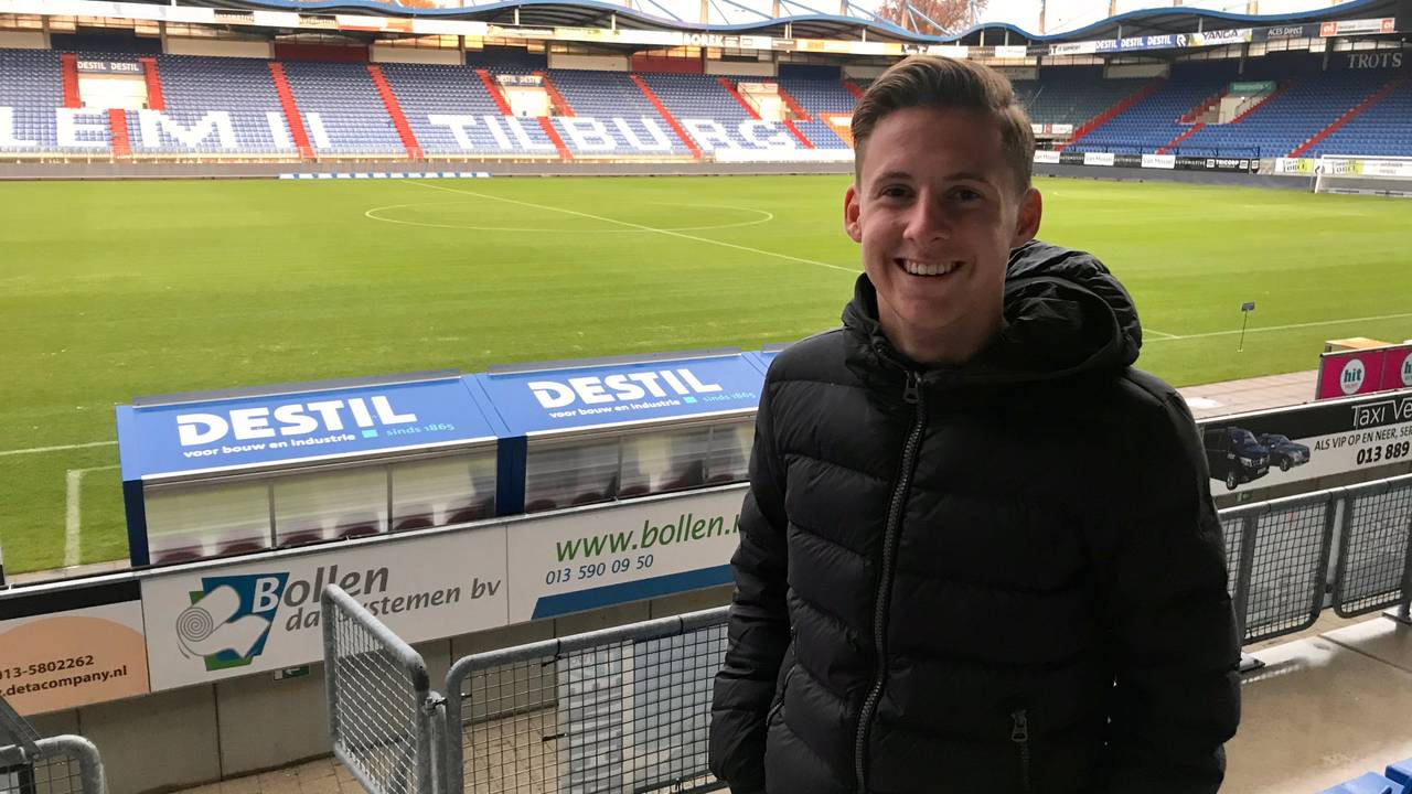 Daan Legro op zijn favoriete plek in Tilburg: Het Willem II stadion