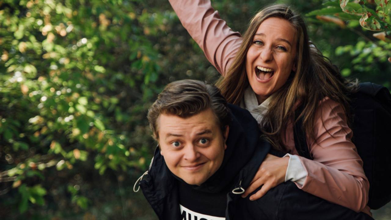 3FM-dj's Rob Janssen en Jorien Renkema lopen voor Serious Request: Lifeline door verschillende plaatsen in Brabant