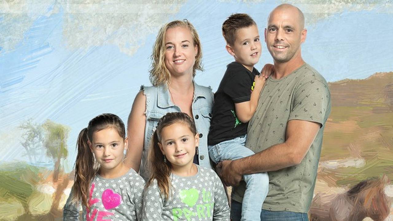 De familie Beerens uit Geertruidenberg (Beeld: RTL)