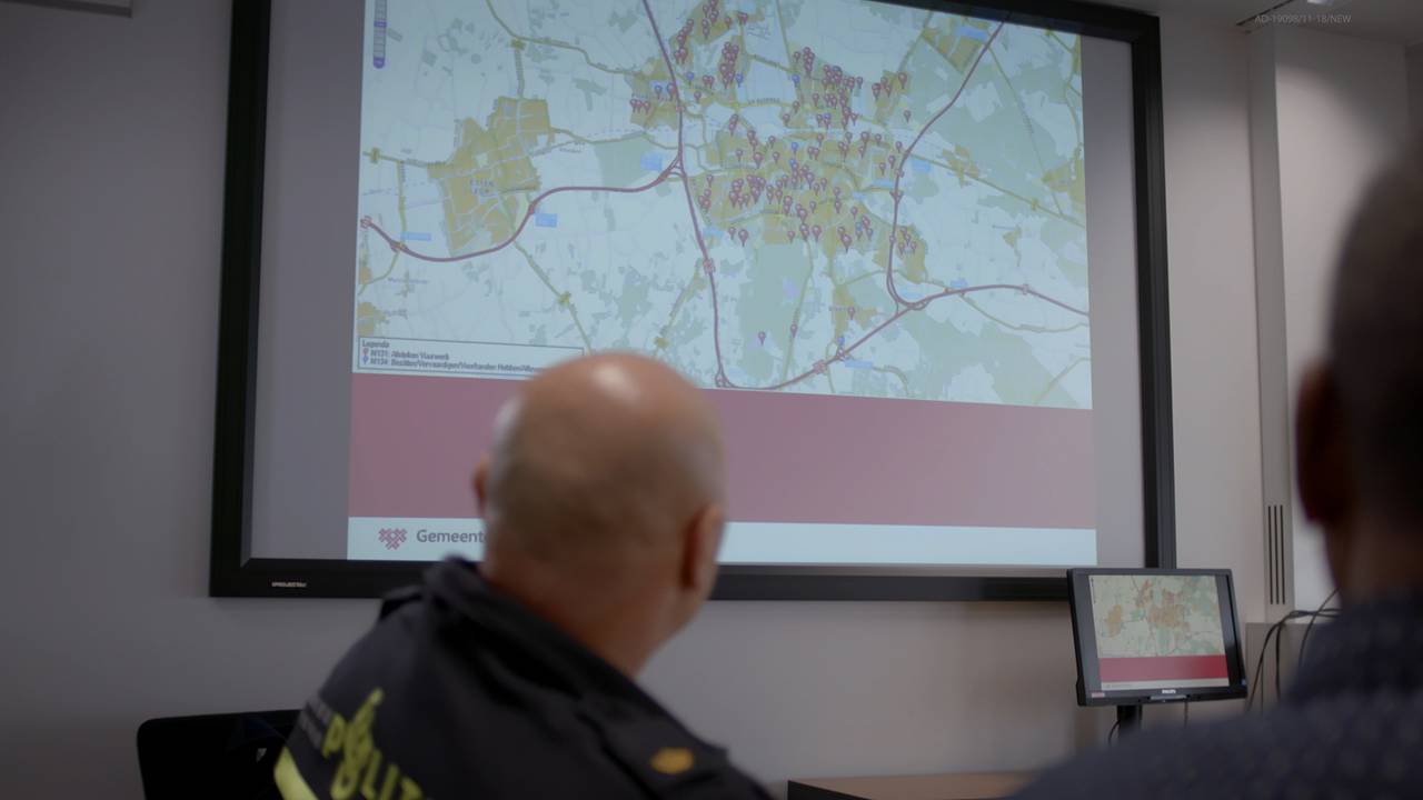 De digitale jacht op vuurwerkovertreders. (foto: KPN)