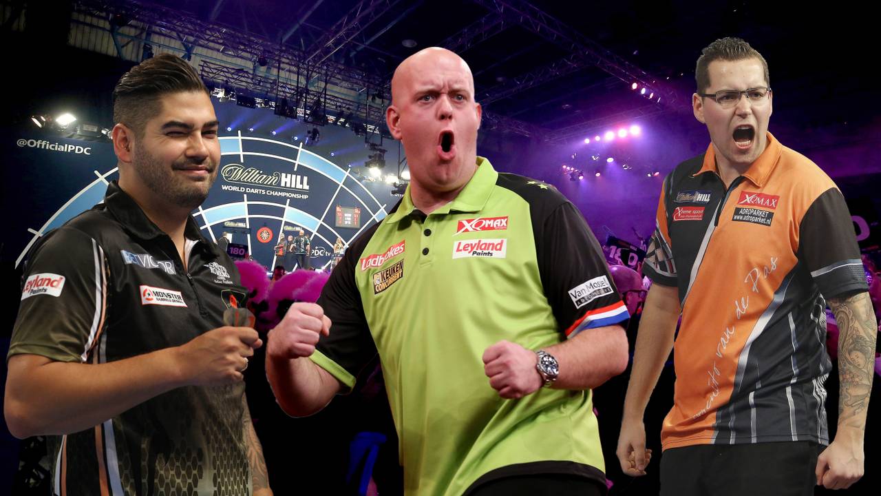 De Brabantse darters op het WK Darts 2019 (foto's: VI Images).