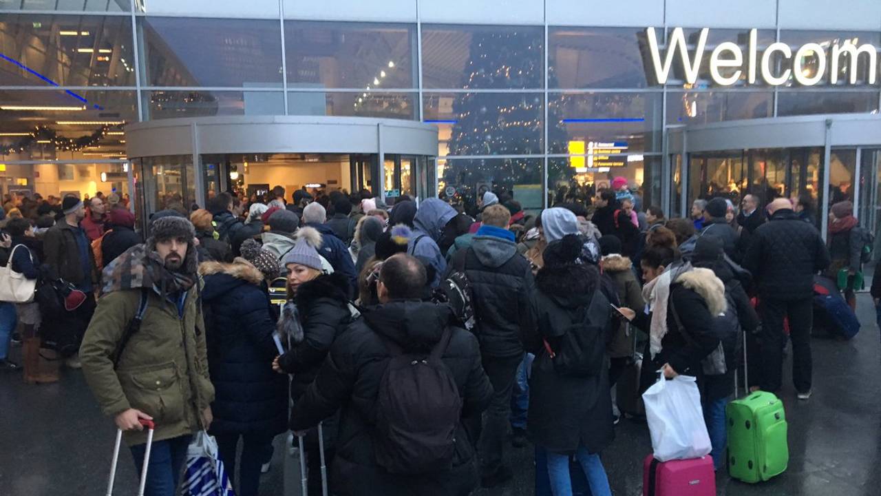 Drukte bij Eindhoven Airport