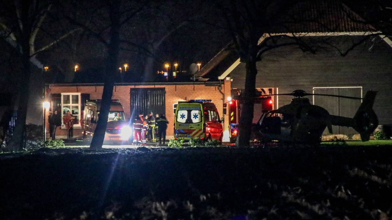 De vrouw raakte gewond. (Foto: 112Nieuwsonline)
