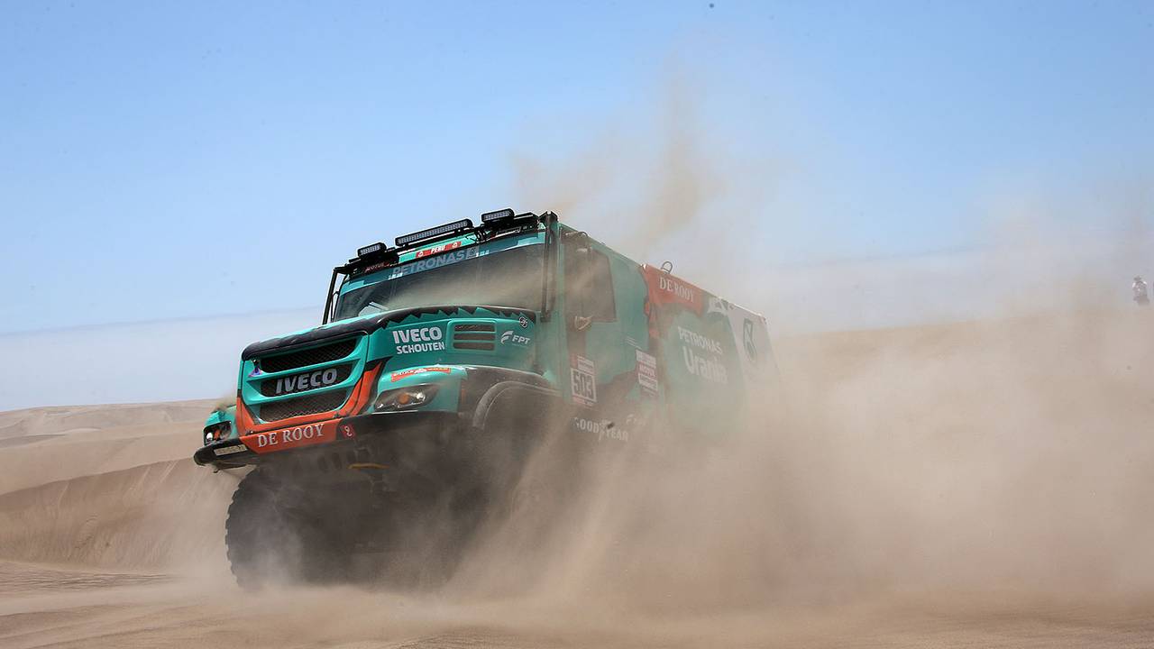Gerard de Rooy in actie tijdens de Dakar Rally in 2019 (foto: Willy Weyens).