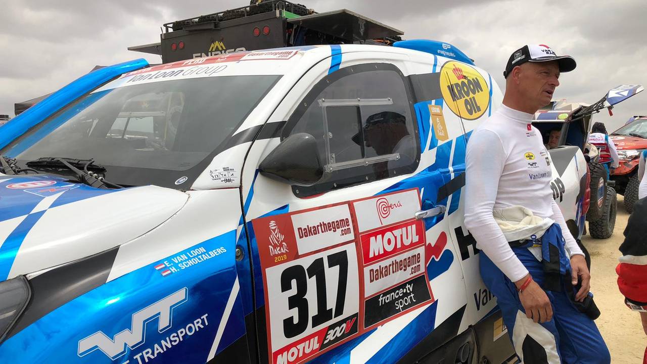 Erik van Loon van start (foto: Twan Spierts).