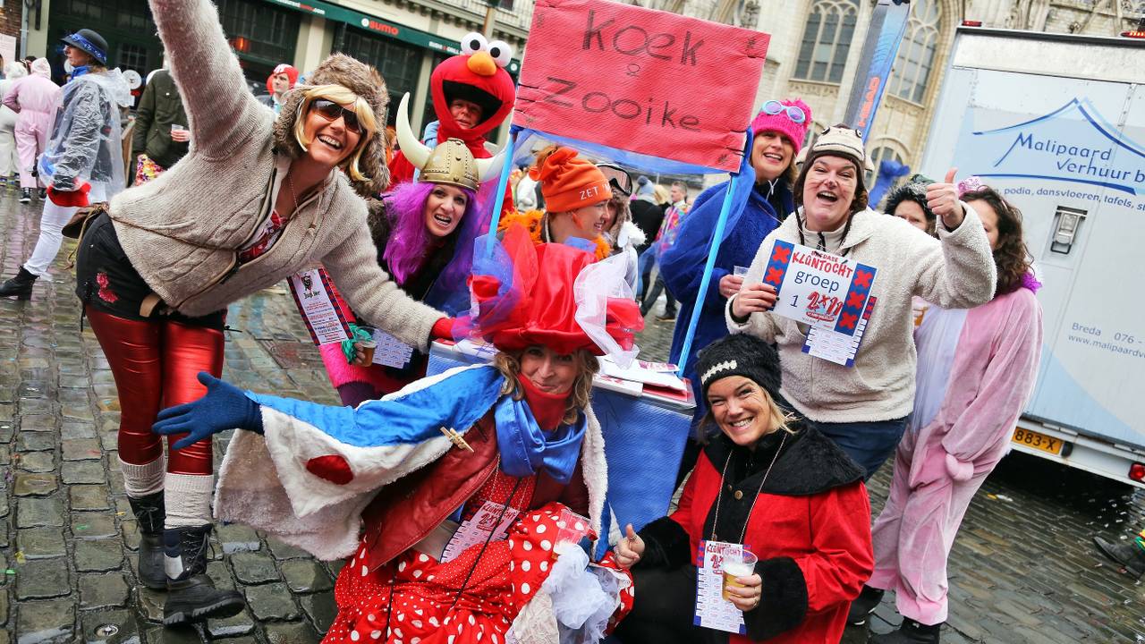 De Bredase Klûntocht is elk jaar een groot succes, zoals in 2019. (foto: Karin Kamp)