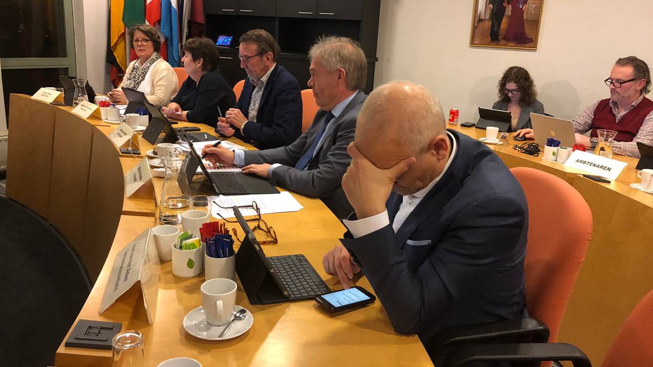De motie van afkeuring tegen de wethouders werd niet aangenomen (foto: Tonnie Vossen)