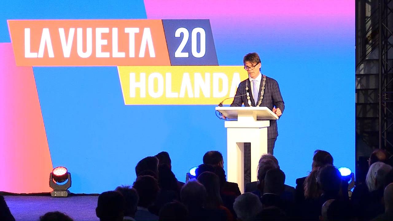 Paul Depla tijdens de presentatie