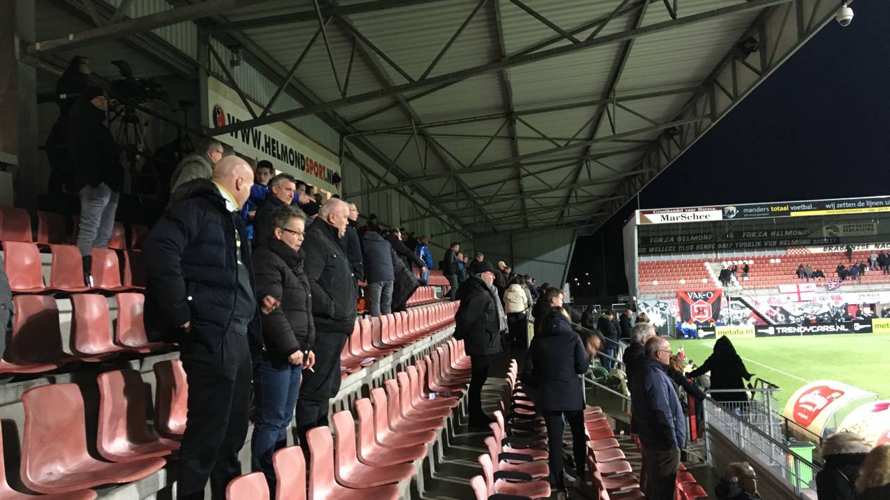 Supporters blijven Helmond Sport trouw ondanks slechte prestaties