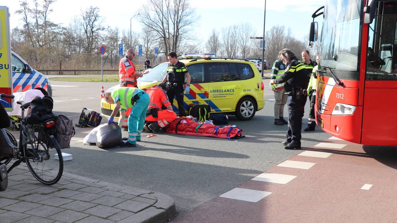 De vrouw raakte zwaargewond. (Foto: Jurgen Versteeg/FPMB)