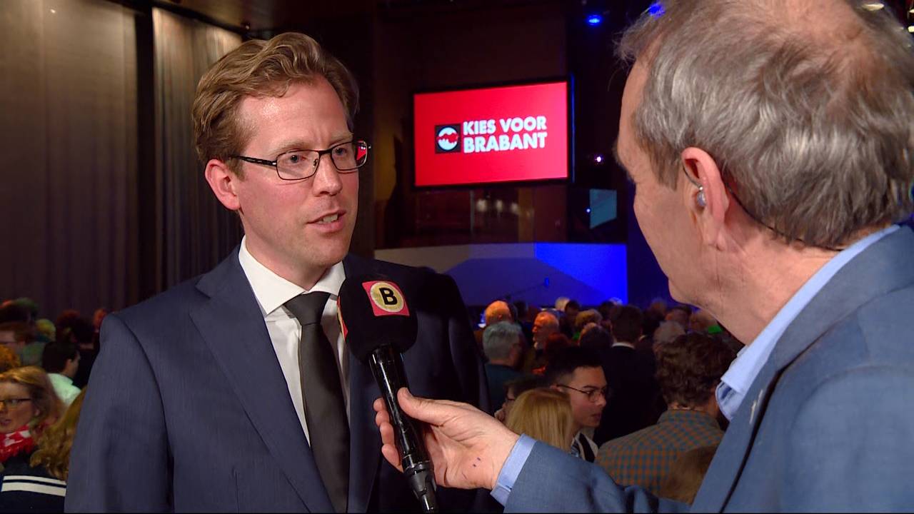 Christophe van der Maat van de VVD reageert op de exitpoll.