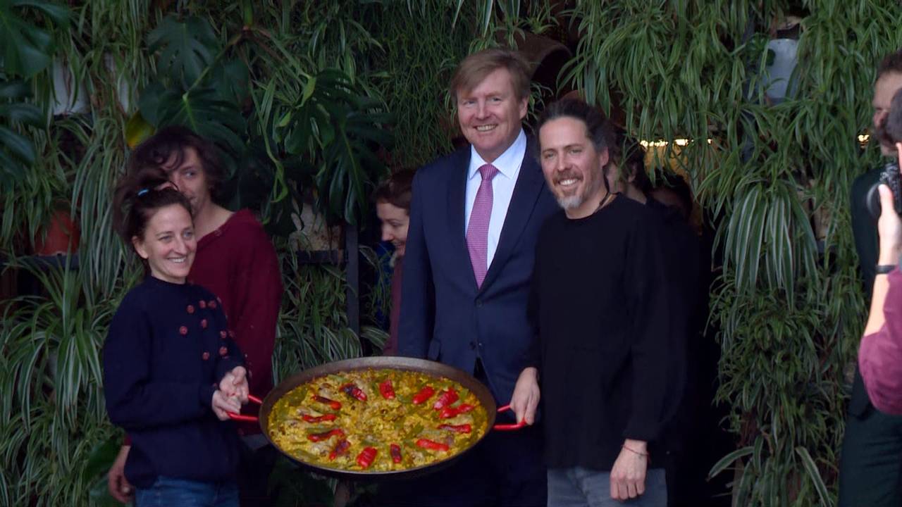 De koning bracht een bezoek aan Sectie-C in Eindhoven.