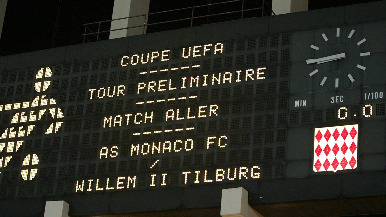 AS Monaco - Willem II (foto: VI Images).