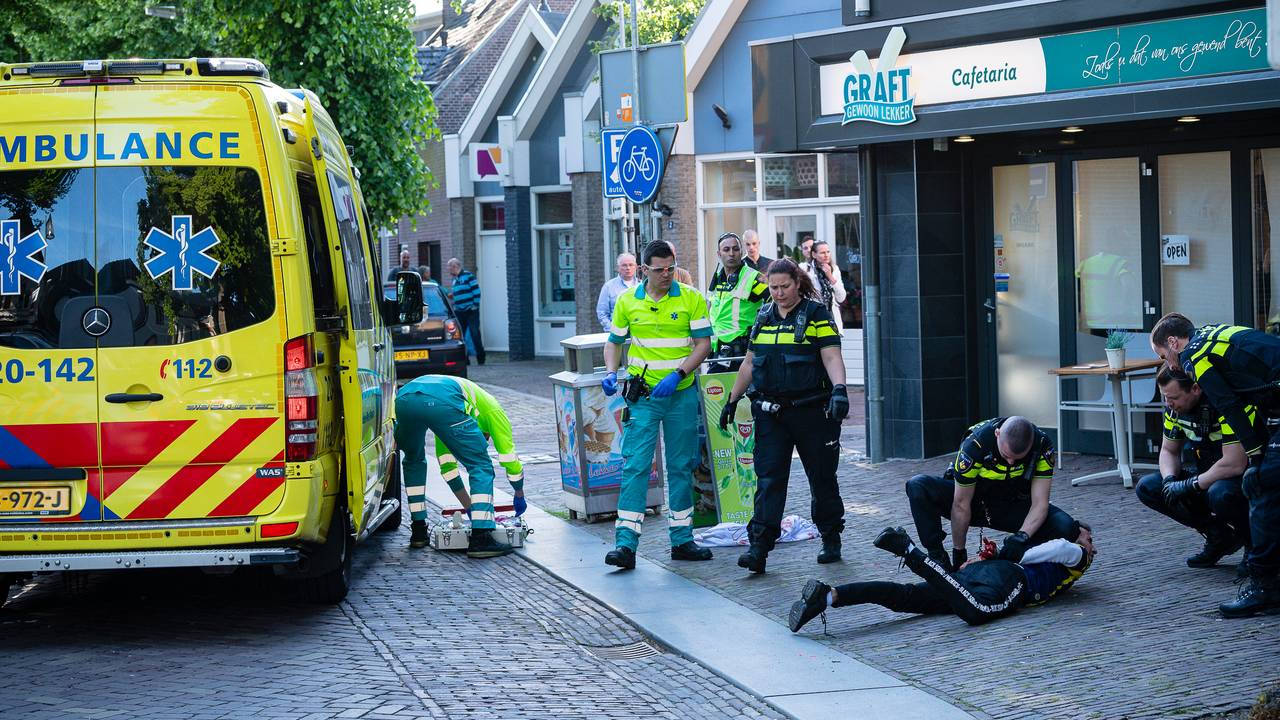 Verwarde man zet centrum Oisterwijk op stelten. (Foto: Jack Brekelmans)