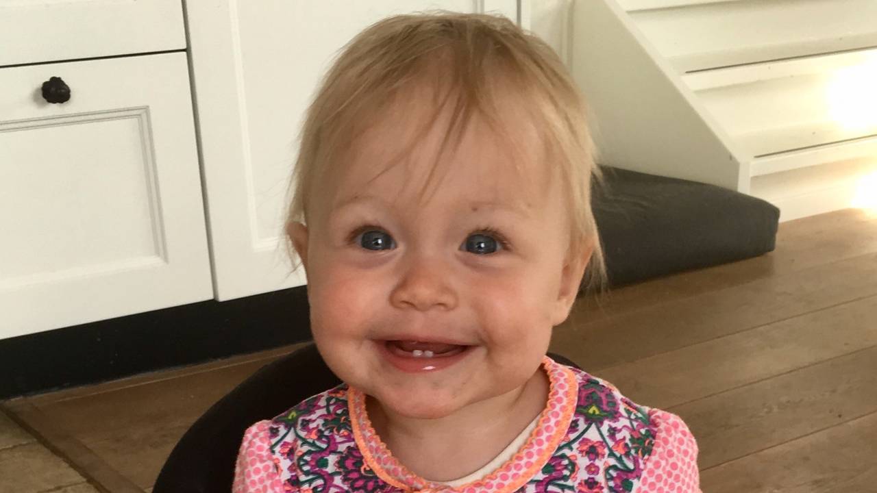 Baby Lisa is vandaag 1 jaar geworden (Foto: Stephanie Pijnenburg)