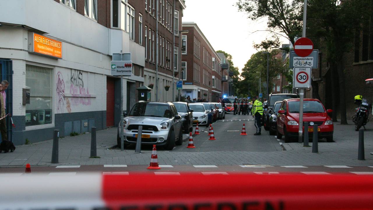 De schietpartij gebeurde vrijdagavond in Rotterdam. (Foto: GinoPress)