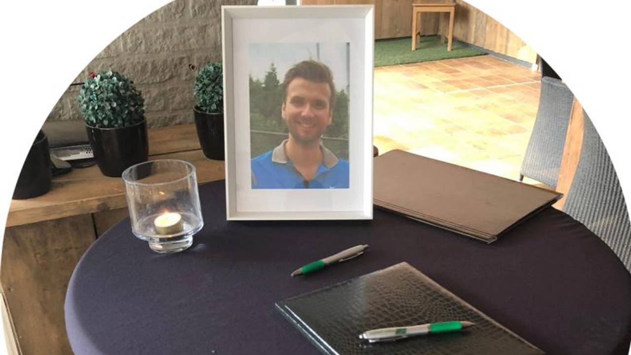 Bij Tennisclub Etten is een hoekje ingericht voor Sten. (foto: Tennisclub Etten)