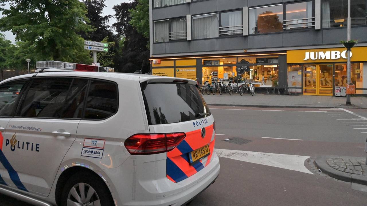 Jumbo-filiaal overvallen in Tilburg. (Foto: Jack Brekelmans)