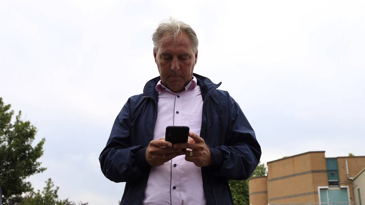 Pegida-voorman Edwin Wagensveld. (Foto: Hans van Hamersveld)