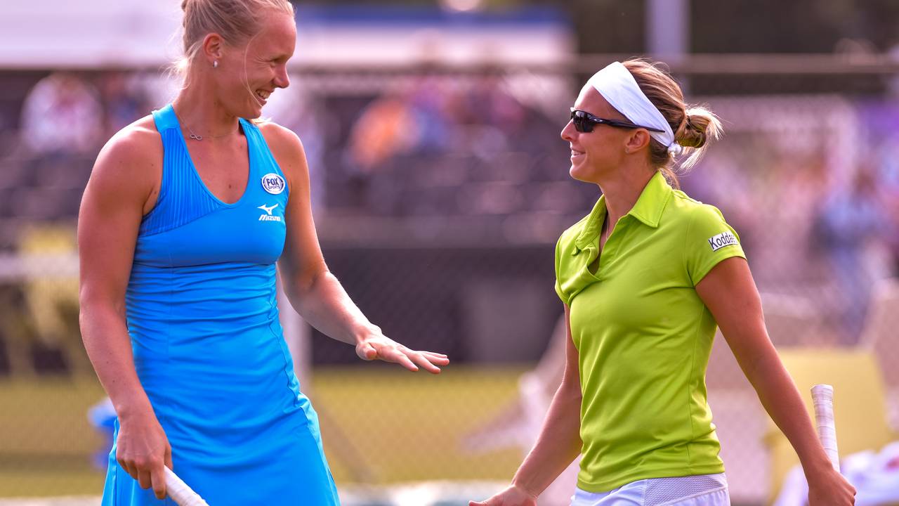 Kiki Bertens en Kirsten Flipkens op Libéma Open in 2018