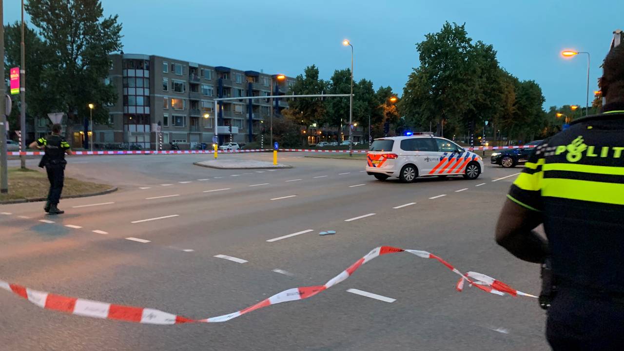 De politielinten konden snel worden opgeruimd (foto: Bart Meesters).