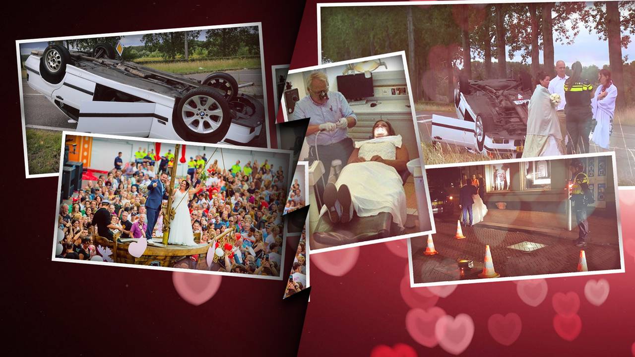 Huwelijksdagen: soms zit het tegen, meestal zit het mee (fotocompositie: Omroep Brabant).