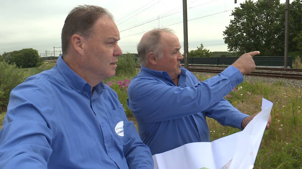 Grootse plannen van lokale partij voor een treinstation in Woensdrecht.