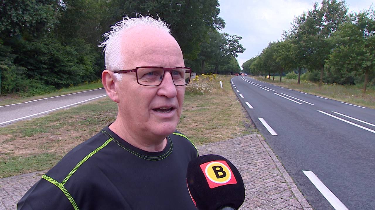 Cor Bexkens, een van de mensen die wakker schrokken van het ongeluk (foto: Omroep Brabant).