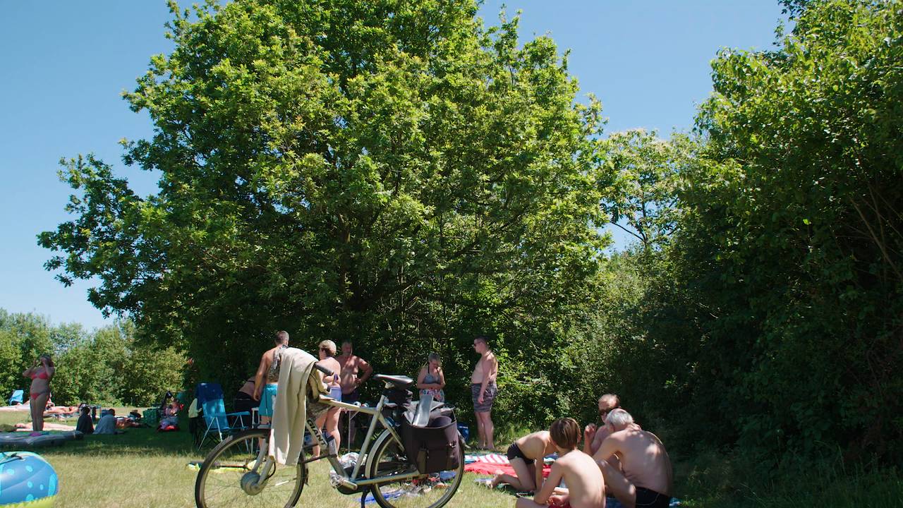 Ondanks waarschuwingen van de gemeente was het goed druk zaterdag.