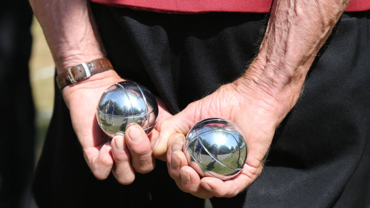 Petanque-ballen (foto: Karin Kamp).