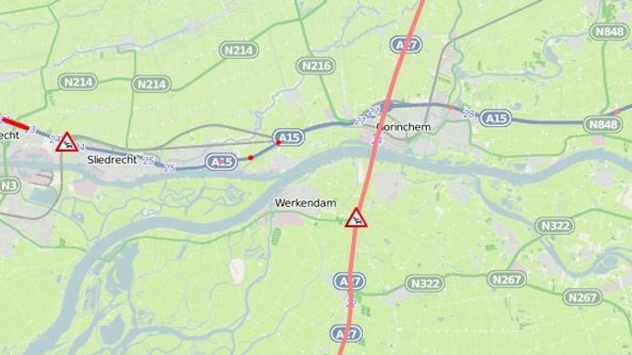 Afbeelding: @rwsverkeersinfo