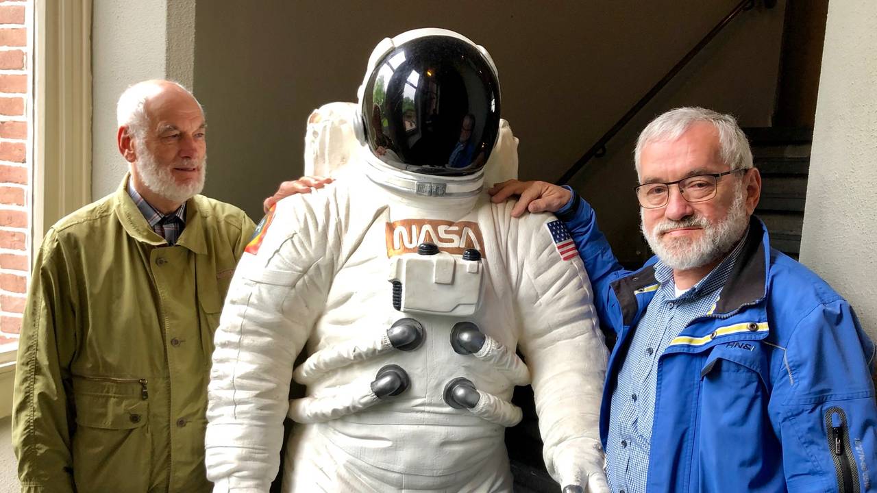 De vrijwilligers van de sterrenwacht houden de MAANifestatie (Foto: Erik Peeters)
