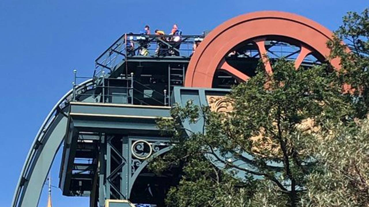 De storing duurde een uur. (Foto: Bram Vrijsen/Twitter)