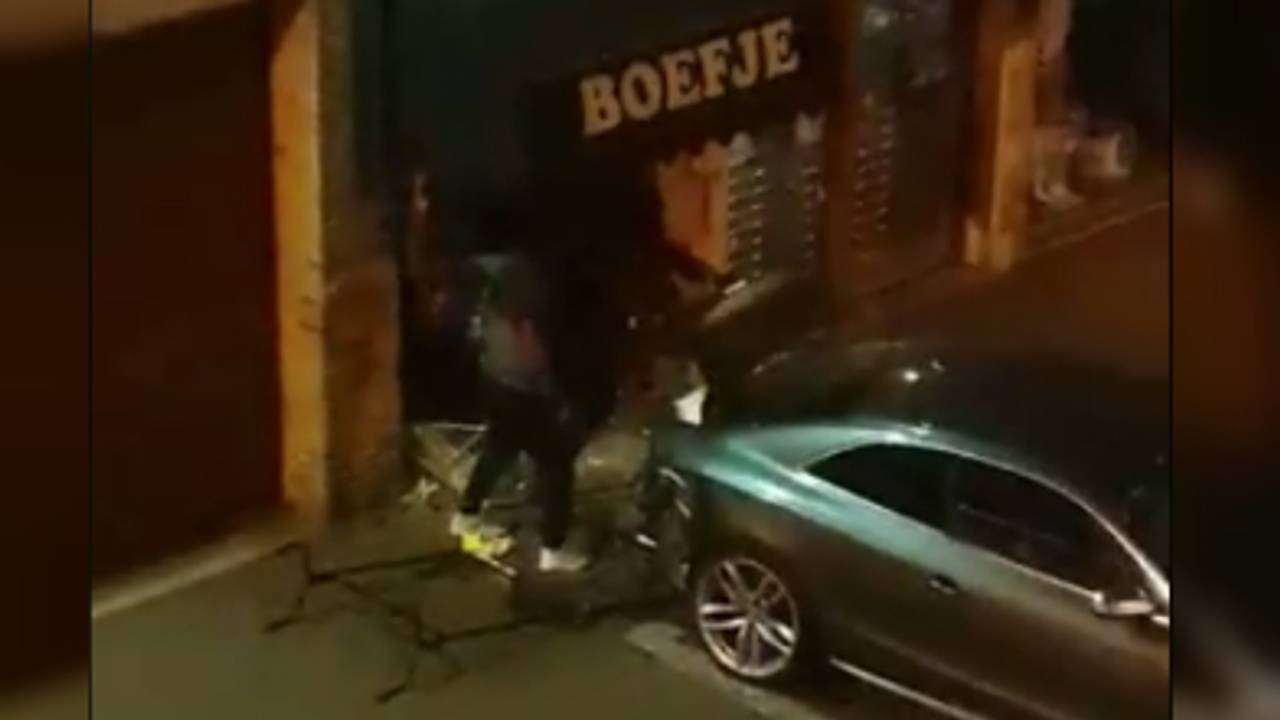 Beeld van de ramkraak.