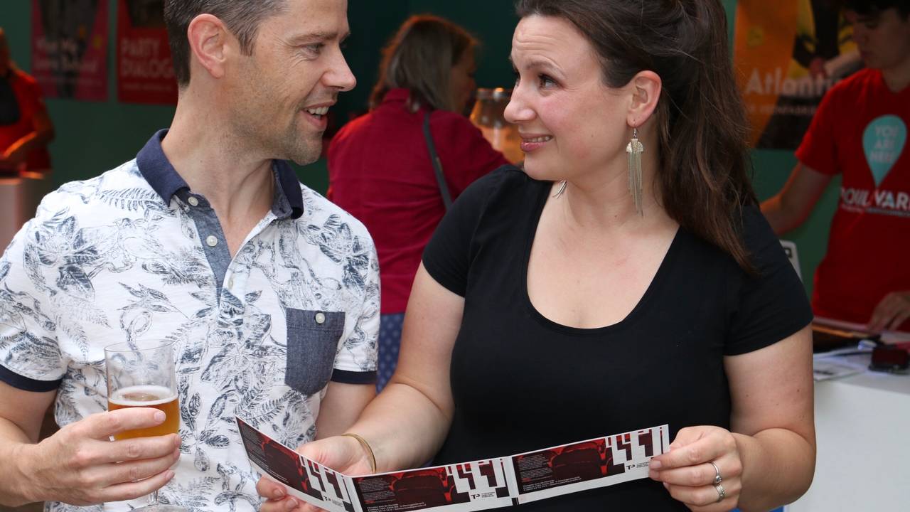 Emile en Marleen Lommers gingen mee naar Het Nationale Lied van 'Wunderbaum'.