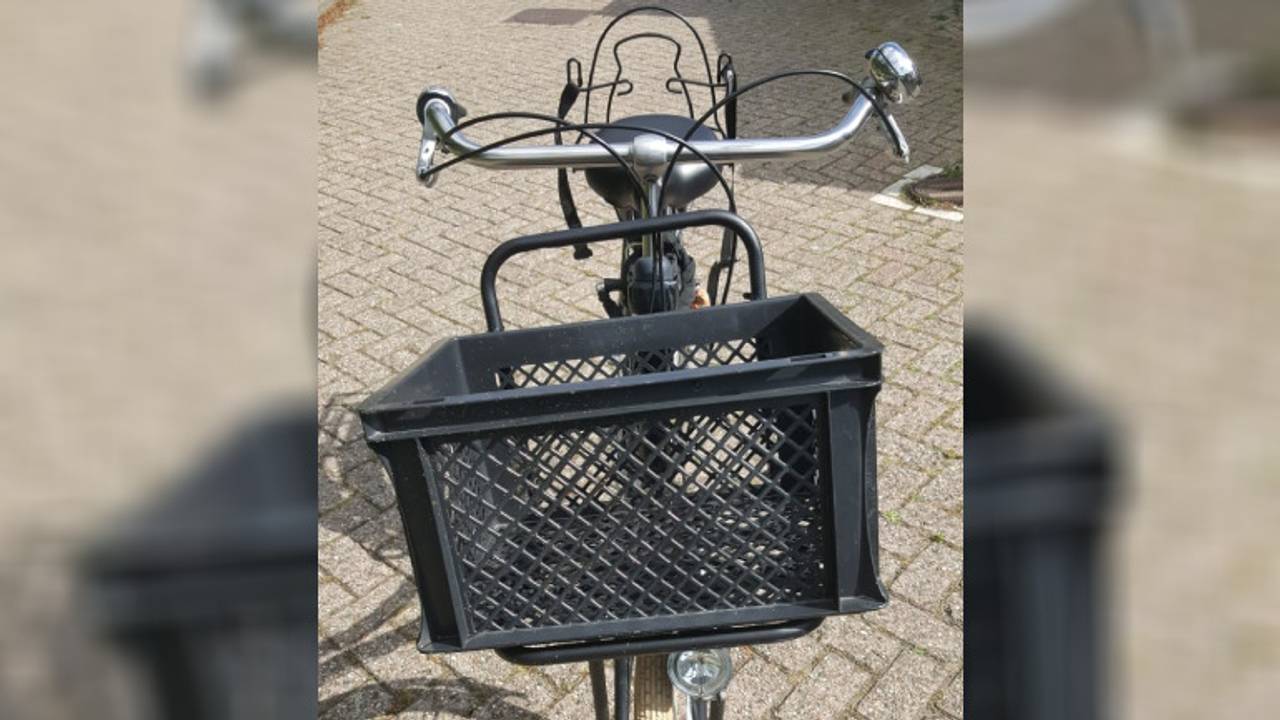 De fiets van een van de twee meisjes. (Foto: vader)