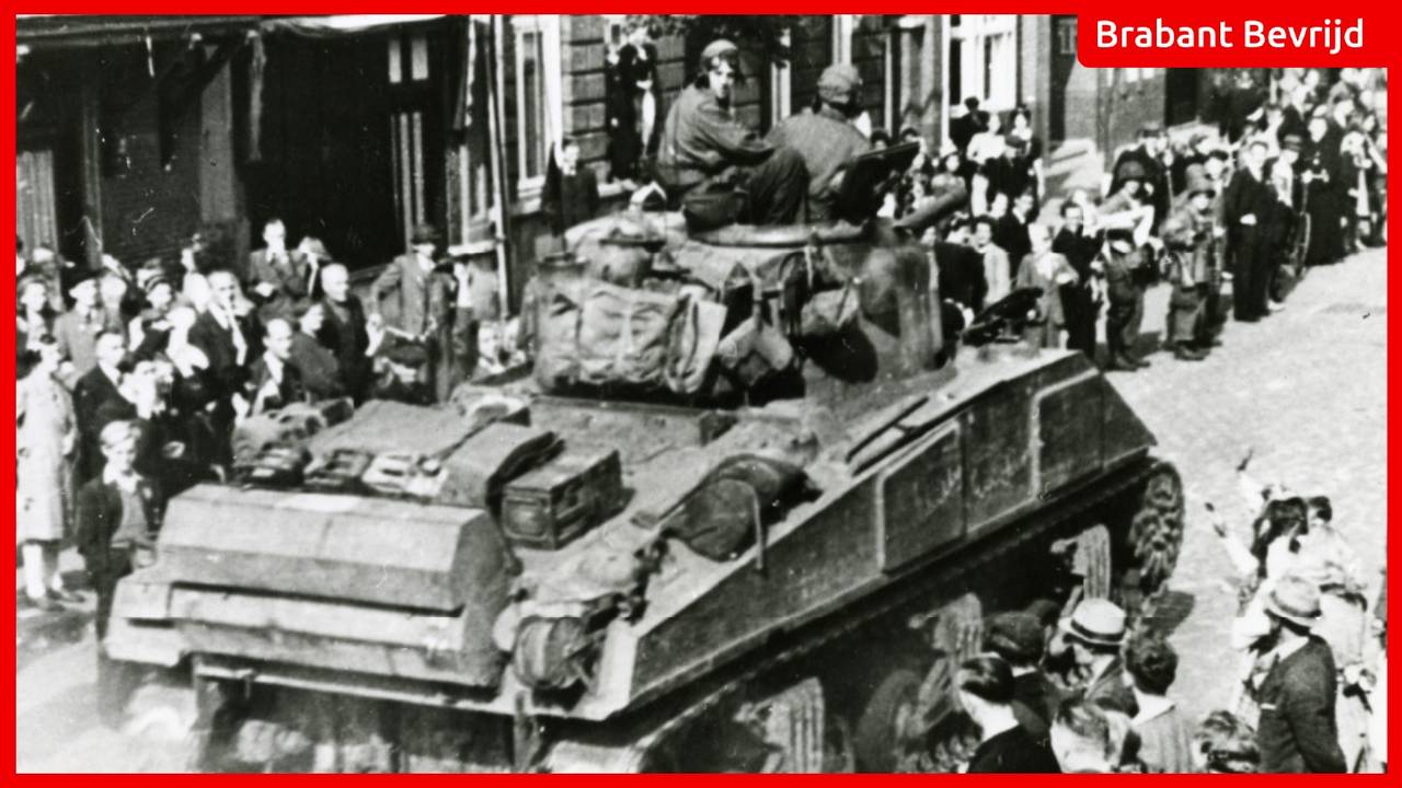 Eindhovenaren verwelkomen Britse Bevrijders | Foto: NIMH
