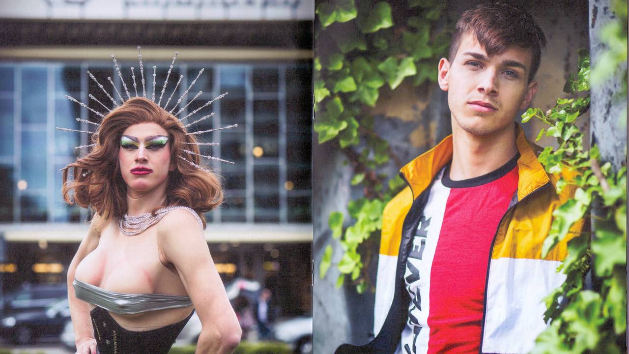 Bram Mooren hangt twee keer in de expositie Queer.