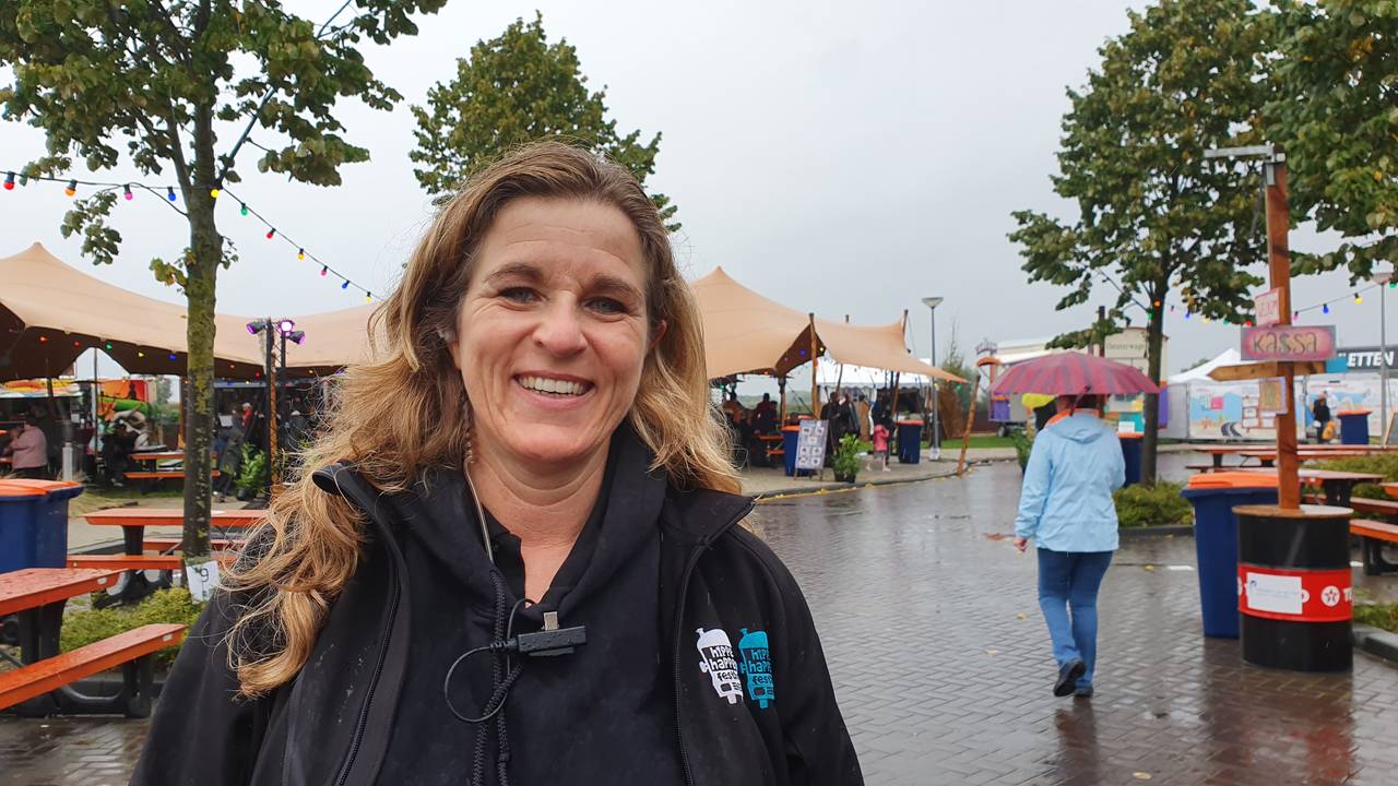 Adriënne Hazenberg van Hippe Happen neemt geen risico met slecht weer